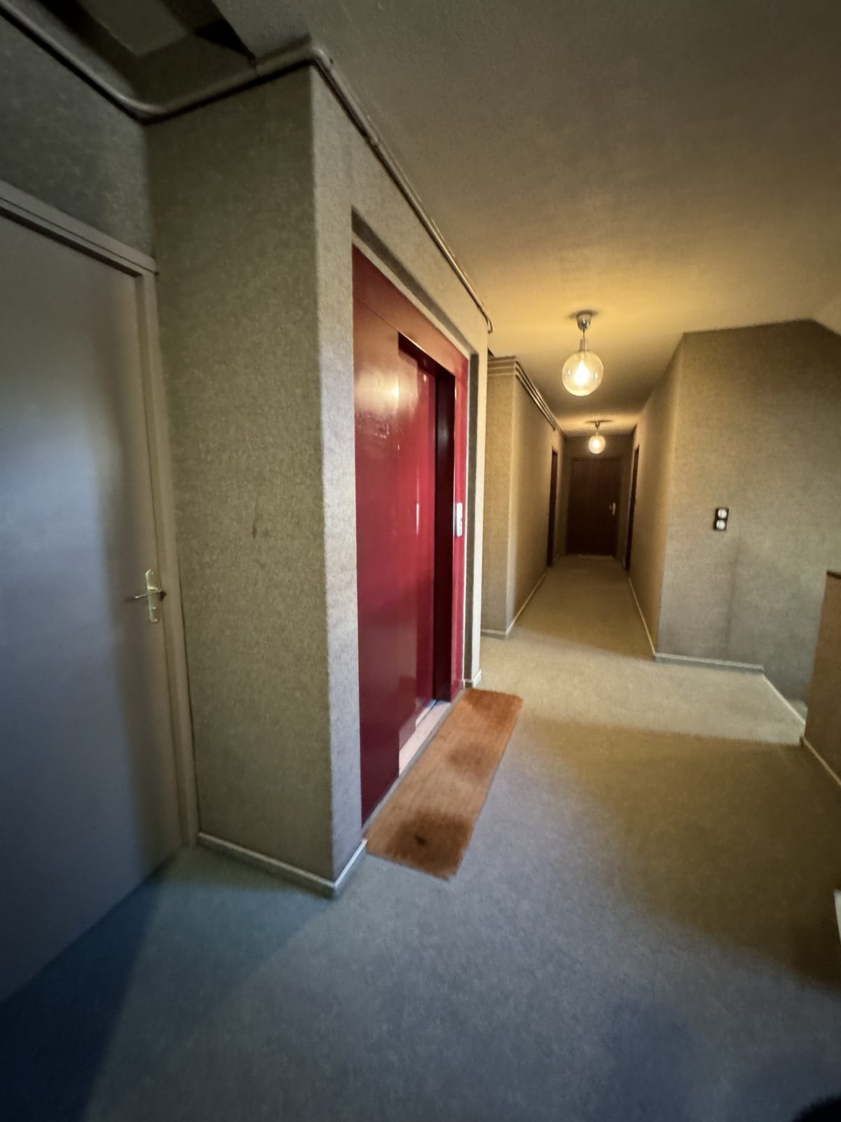 Palier immeuble avant travaux toulouse