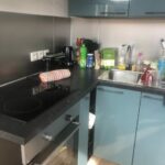 Cuisine nettoyée après les ouvertures en faux plafond à Toulouse